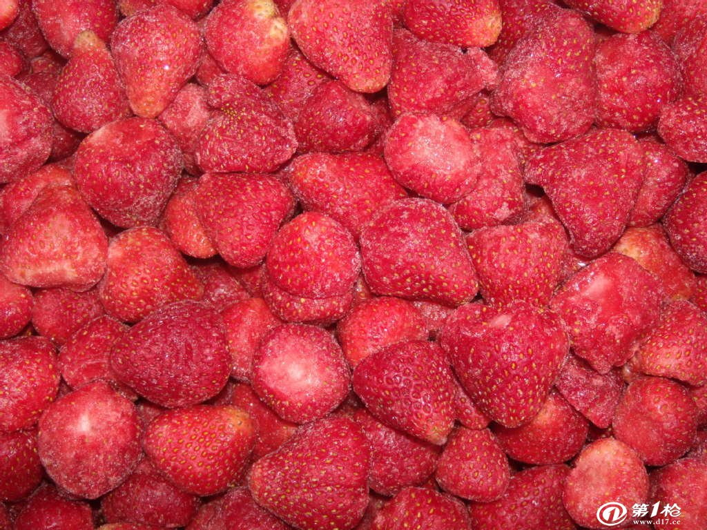 2014产季 草莓 冷冻草莓 草莓丁 草莓片