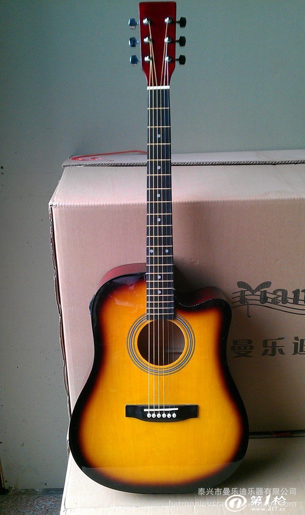 41寸高品质电箱木吉他 椴木面板、侧底 枫木指