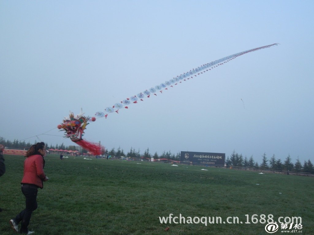 龙头蜈蚣风筝定制 串风筝 立体风筝 传统风筝